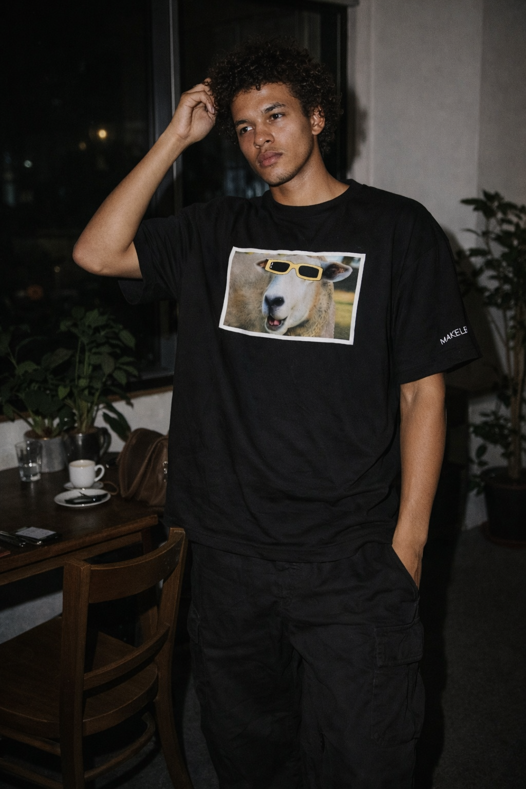 Sheep Frame- Rebel Protocol Oversized T-Shirt