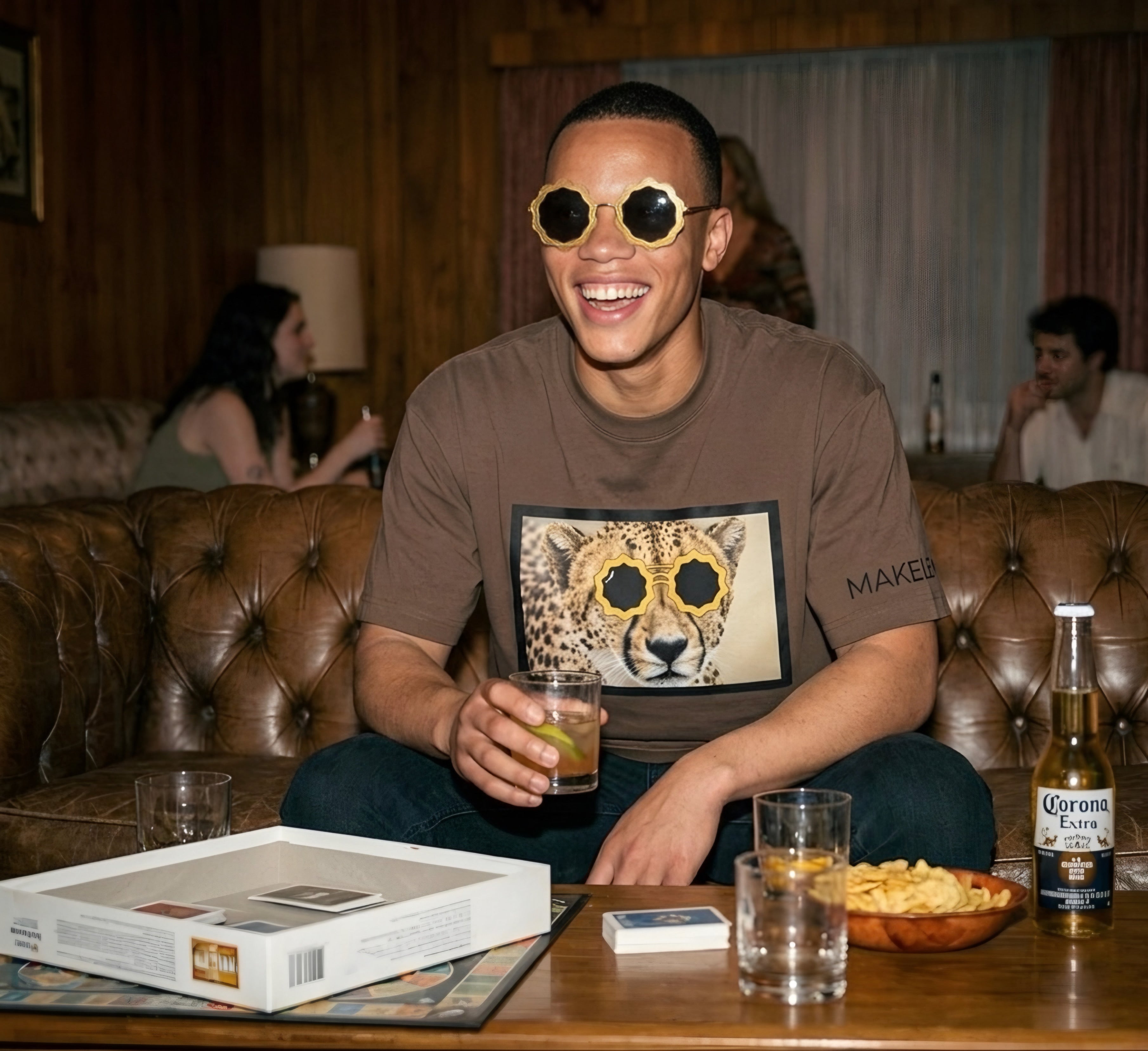 Leopard Frame- Apex Protocol Oversized T-Shirt
