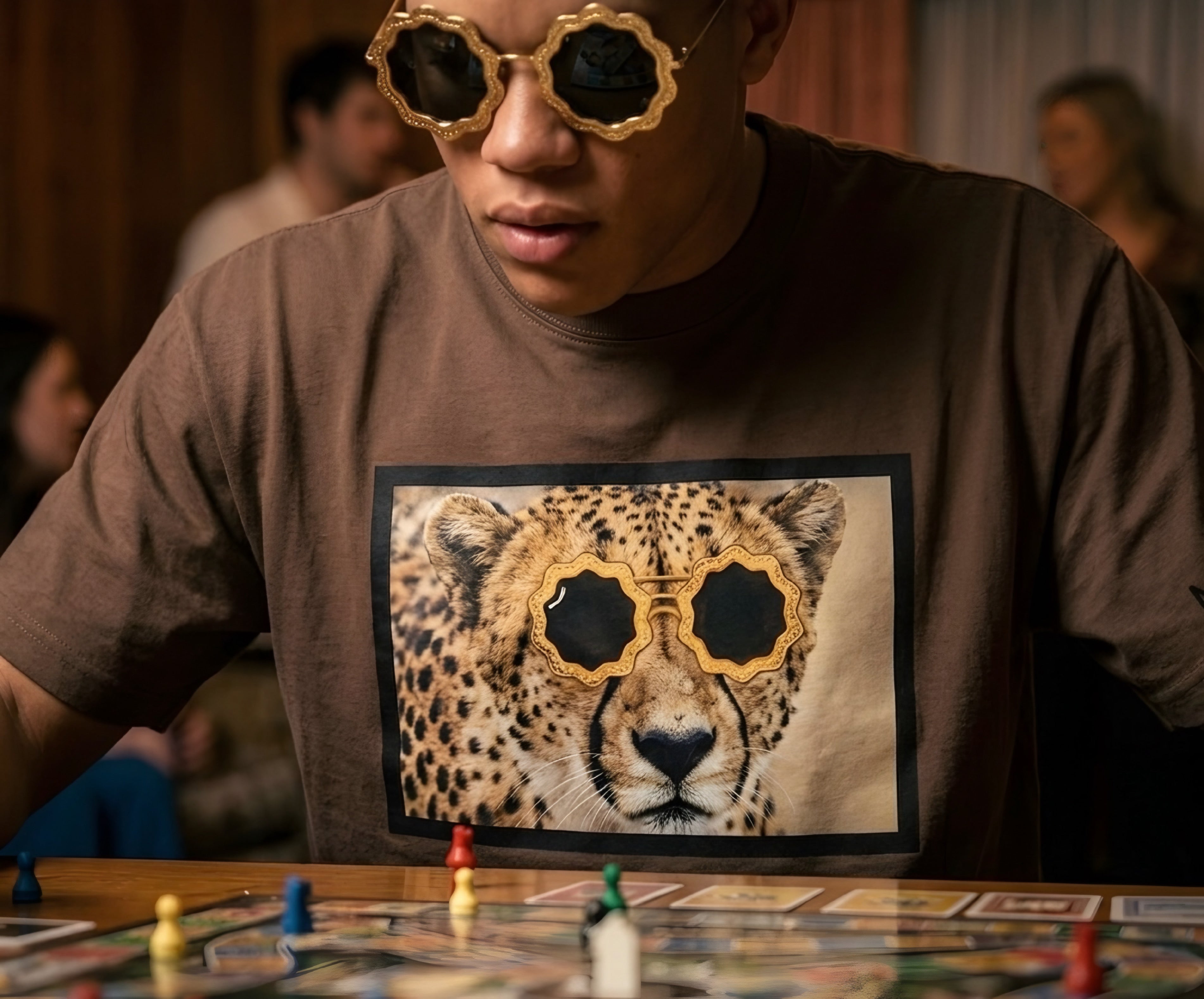 Leopard Frame- Apex Protocol Oversized T-Shirt