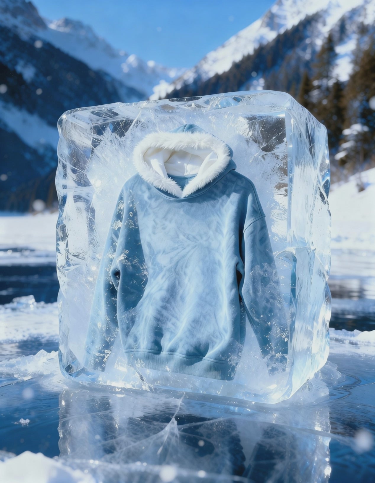 Turquoise Oversized Hoodie