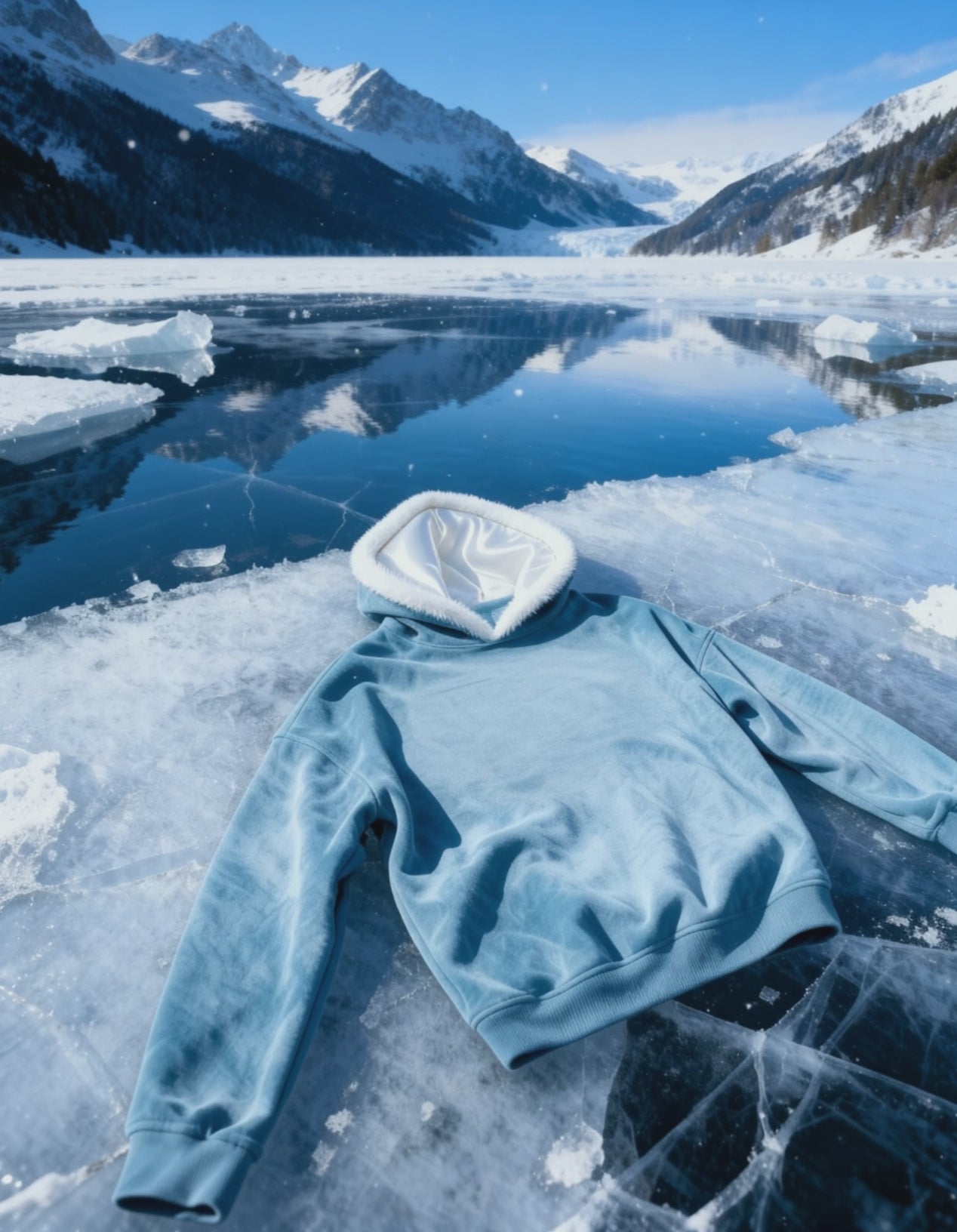 Turquoise Oversized Hoodie